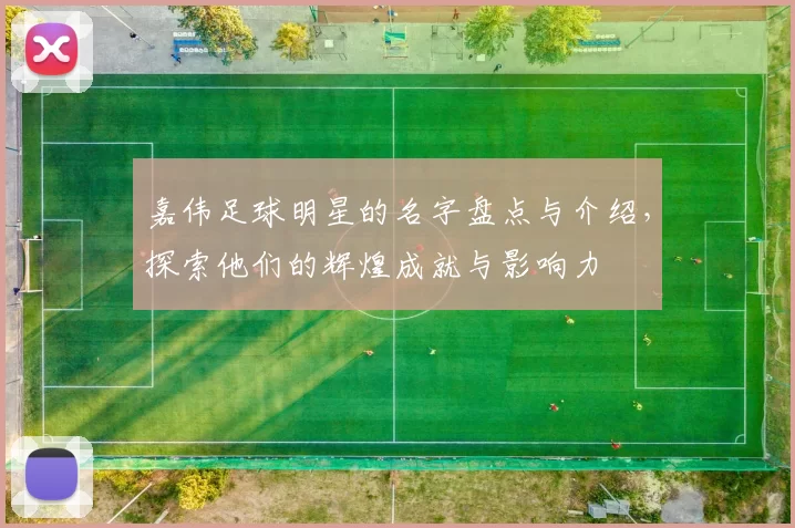 嘉伟足球明星的名字盘点与介绍，探索他们的辉煌成就与影响力